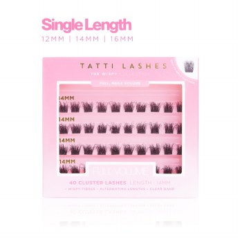 Tatti Lashes Full Volume Indivudal Clusters 14mm