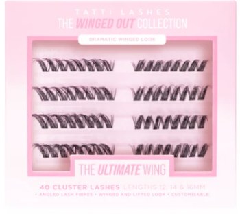 Tatti Lashes The Ultimate Wing Indivudal Clusters