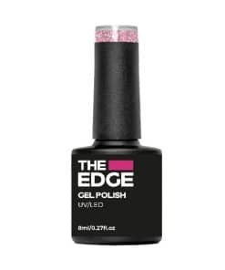 The Edge Gel Polish Ballet Pink Glitter