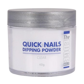 The Edge Nails Quick Nails Dipping Powder Clear 40g