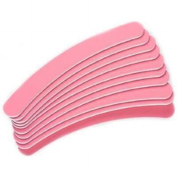 The Edge Pink Curved File 10PK 400/400