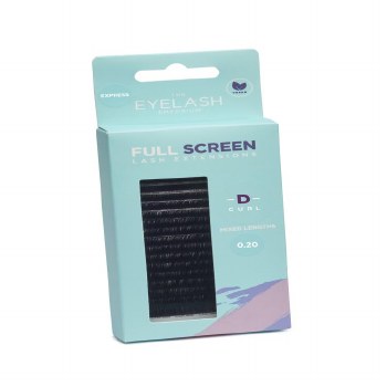 The Eyelash Emporium Full Screen Lash Extension C Cyurl 0.20 Mix