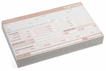 Agenda Tinting Record Cards X 100