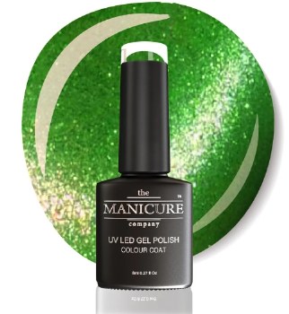 The Manicure Company Magnetic Gel Polish Green Glitch