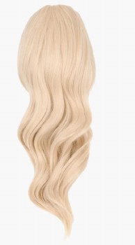 Stranded Long Wand Wave Clip-in Ponytail - Colour #1001 Polar Star