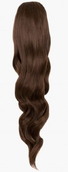 Stranded Wand Wave Clip In Ponytail Long Hazelnut Princess