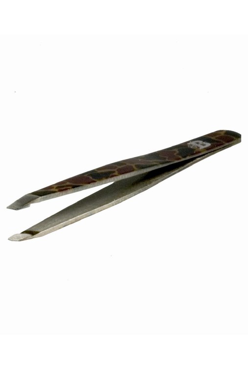 Strictly Professional Angled Jungle Print Tweezer