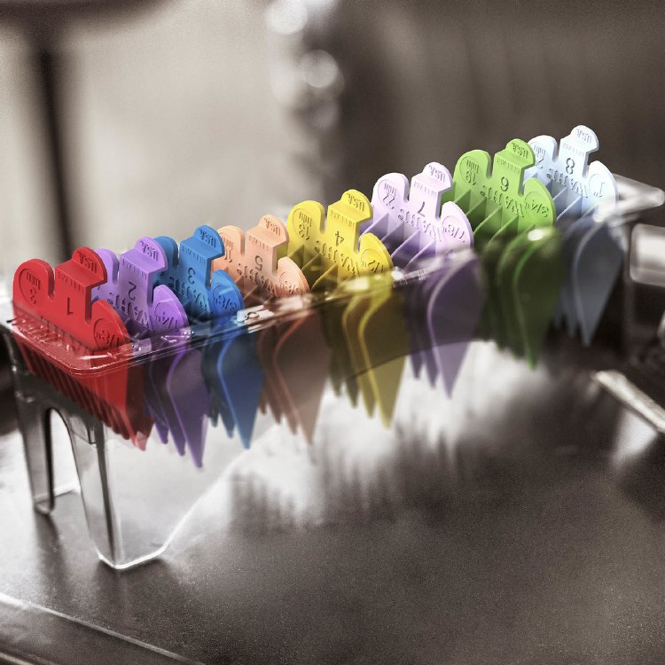 Wahl Comb Set Multi Coloured 8pk