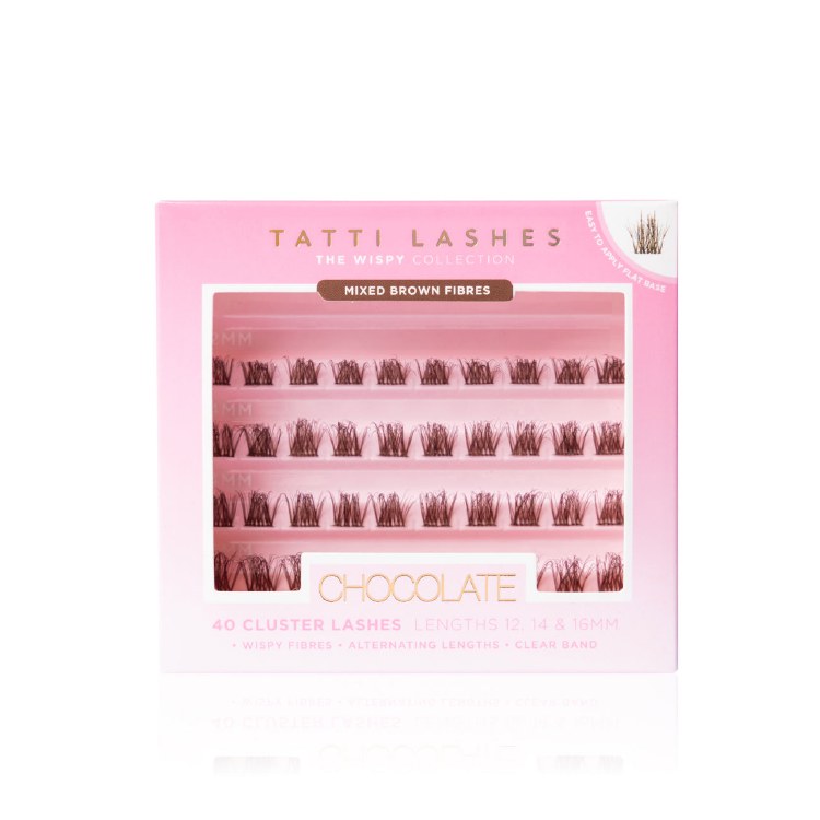 Tatti Lashes Wispy Collection Choclate Volume Clusters
