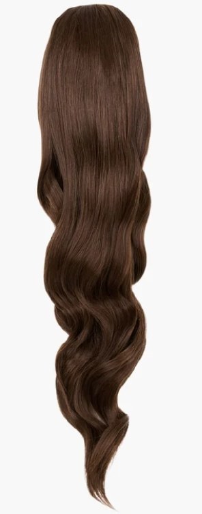 Stranded Wand Wave Clip In Ponytail Long Hazelnut Princess