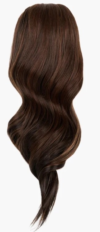 Stranded Medium Wand Wave Clip-in Ponytail - Colour #2/5 Azalea

Think gold espresso - a dark brown base with subtle warm copper highlights.
