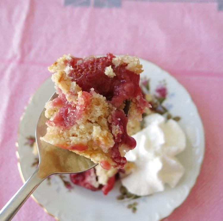 6 OZ Strawberry slobber cakes