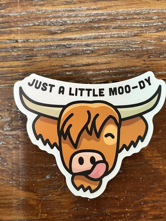 COW STICKER