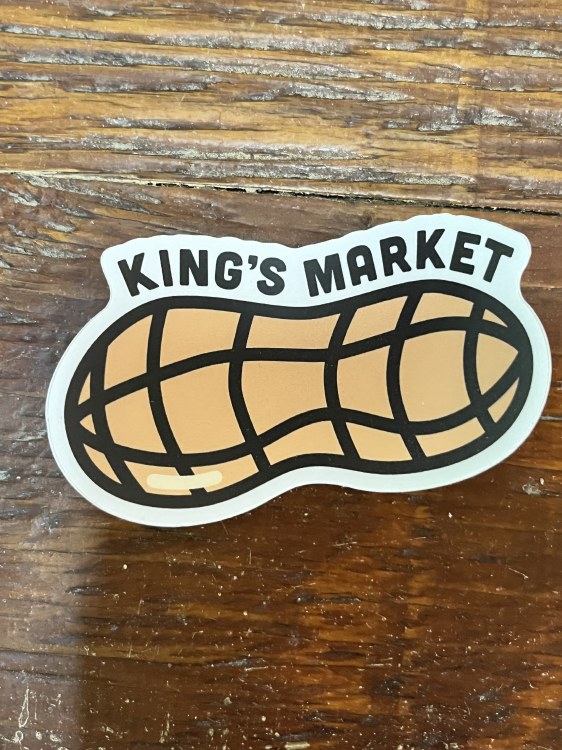 King's Market PEANUT STICKER