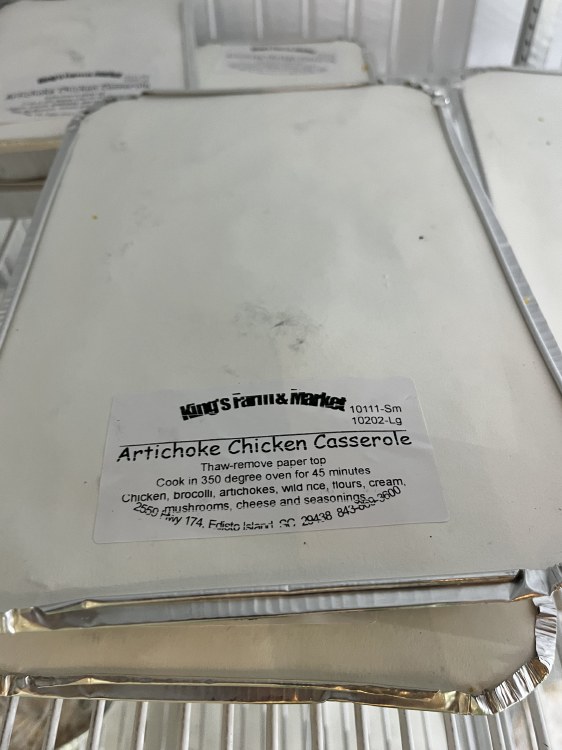 Artichoke Chicken Casserole ( Small)