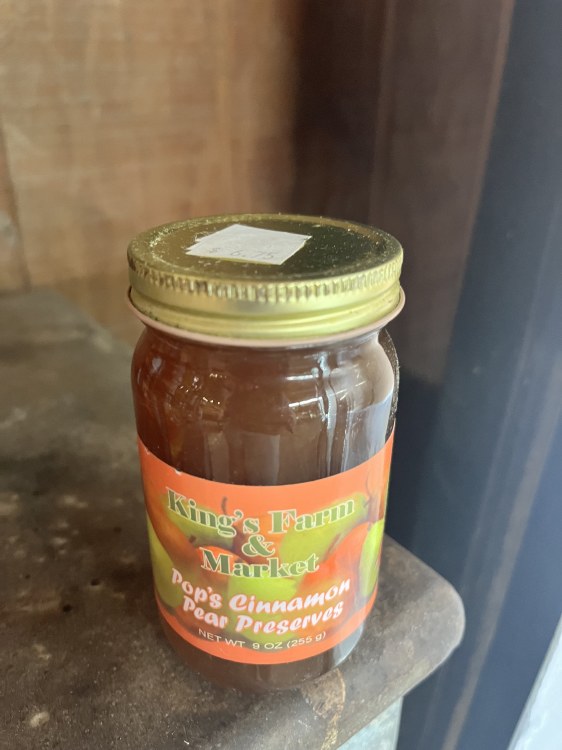 Pops Cinnamon Pear Preserve