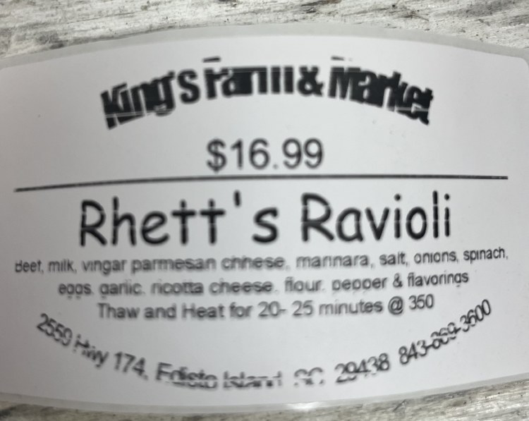 Rhetts Ravioli