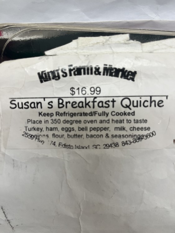 Susans Breakfast Quiche
