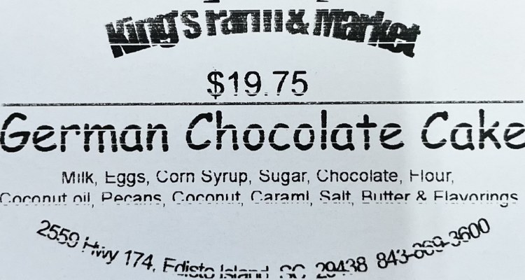 GERMAN CHOCOLATE CAKE