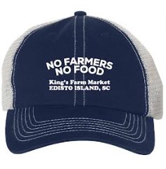 No Farmer Hat blue