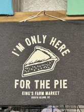 Here For The Pie T-shirt  SIZE X-large