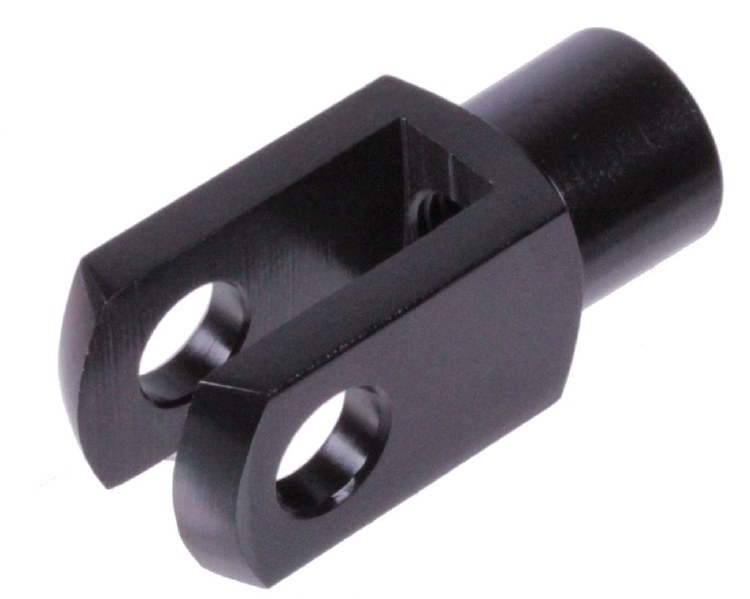 Aluminum Clevis - Black - Performance Engine & Chassis,