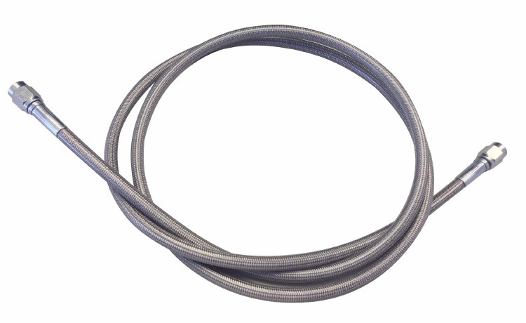 28" Braided Brake Line