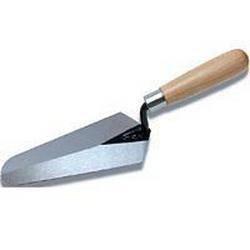 TROWEL, GAUGING, 7" X 3-3/8", WOOD HANDLE