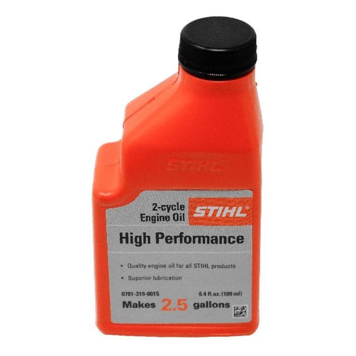 OIL, 2-CYCLE ENGINE, 6.4 OZ, 2.5 GALLON MIX @ 50:1, HI-PERF