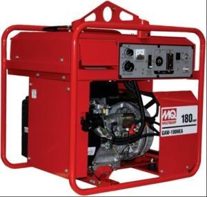 GENERATOR ARC WELDER 180 AMP  PORTABLE, GAS with LEADS