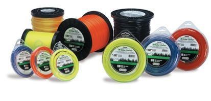 LINE, TRIMMER, .095", 3 LB, COMM. GREEN, SQUARE, 855' APPROX.