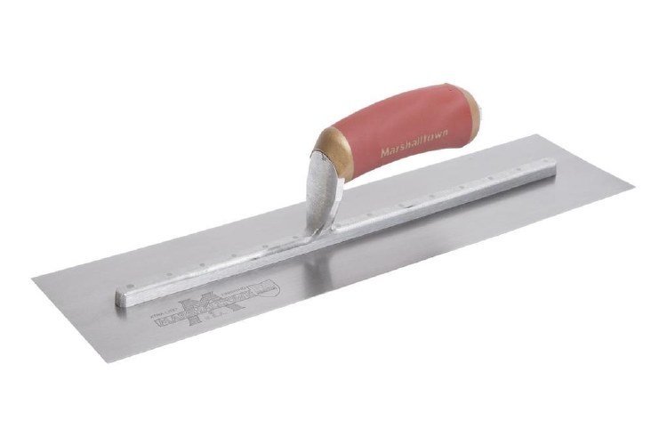 TROWEL, FINISHING, 18" X 5", PERMASHAPE, BROKEN-IN, PB815D