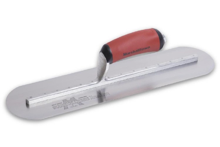 TROWEL, FINISHING, ROUNDED, 14" X 4", DURASOFT