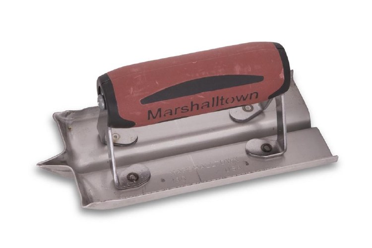 GROOVER, CONCRETE, 6" X 3",1/4" RADIUS, 1/2" WIDTH, 1/2" DEPTH, STAINLESS STEEL