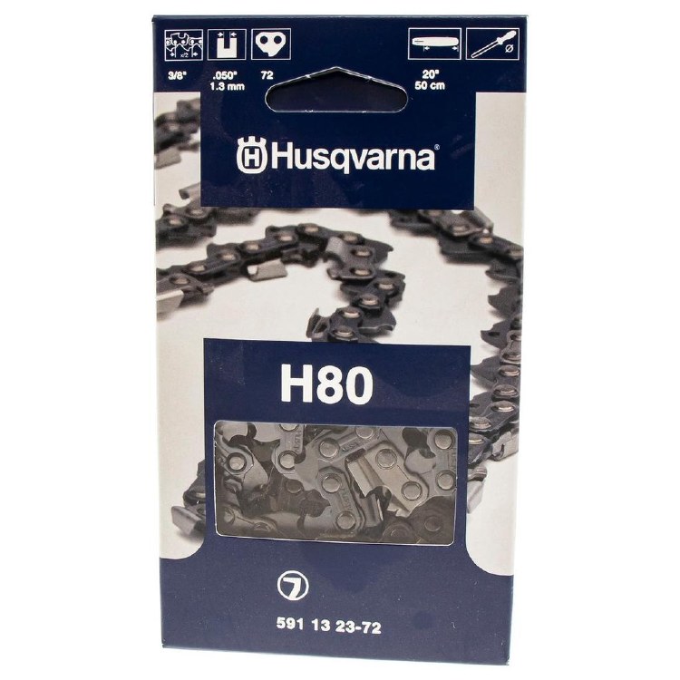 CHAIN, 3/8", .050 GAUGE, 72 DRIVERS, H80-72