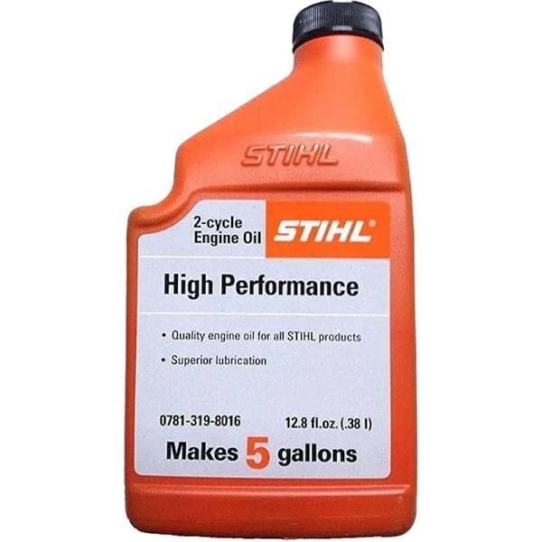 OIL, 2-CYCLE ENGINE, 12.8 OZ., 50:1, 5-GAL MIX, EACH, HI-PERF