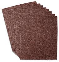 SANDING SHEETS, 9" X 11", 120 GRIT, ALUMINUM OXIDE-CLOTH BACK