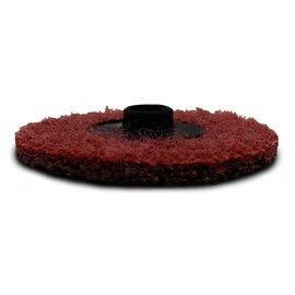 SURFACE CONDITIONING DISC, 3 IN. ROLON, TYPE R, MEDIUM