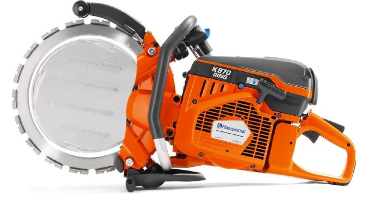 RING SAW, 10",  K970 GAS 2 CYCLE, HUSQVARNA