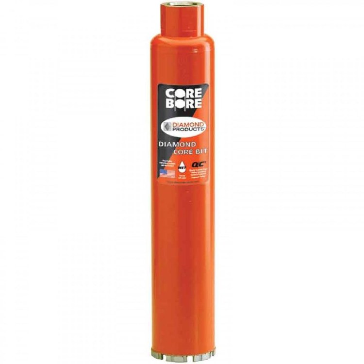 CORE BIT, 1-1/2", WET, HEAVY DUTY, ORANGE