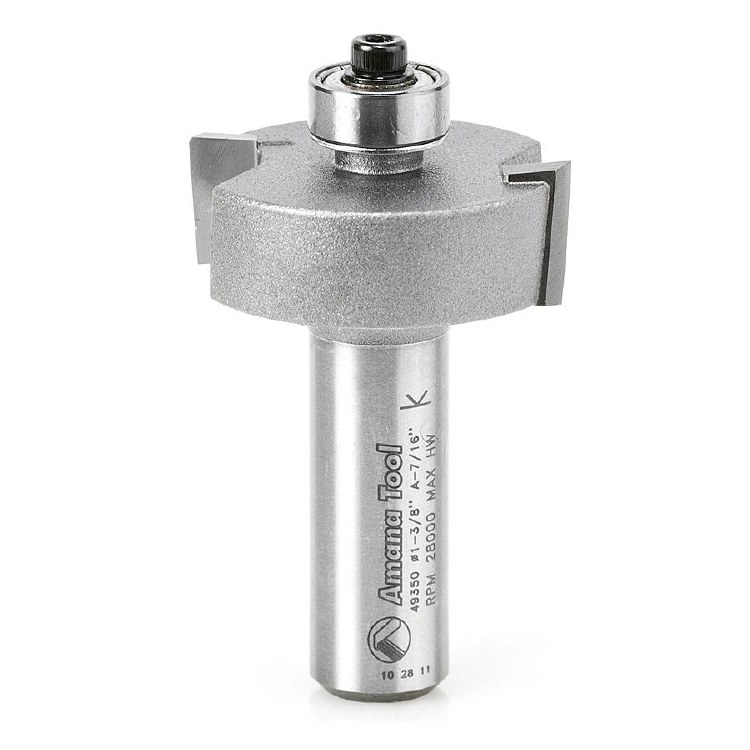 ROUTER BIT, 1 3/8", RABBETING, 4 DEPTHS, 4 BEARINGS