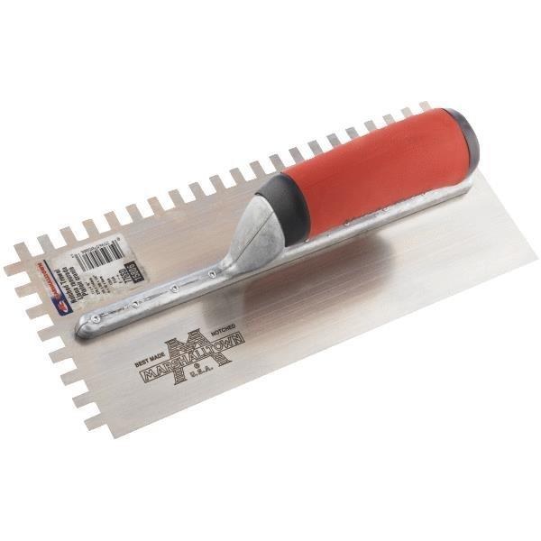 TROWEL, NOTCH-1/4" X 1/4" X 1/4" SQUARE, #702 SD