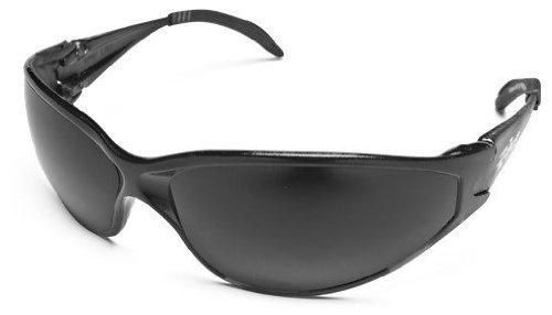 SAFETY GLASSES, KIROVA, BLACK FRAME, SMOKE LENS