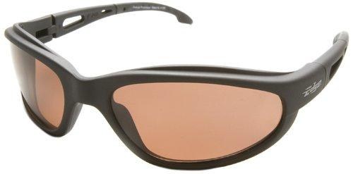 SAFETY GLASSES, POLARIZED, DAKURA, BLACK FRAME, COPPER "DRIVING" LENS