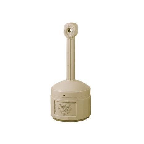 SMOKERS CEASE FIRE DISPOSAL CIGARETTE BUTT RECEPTACLE-BEIGE