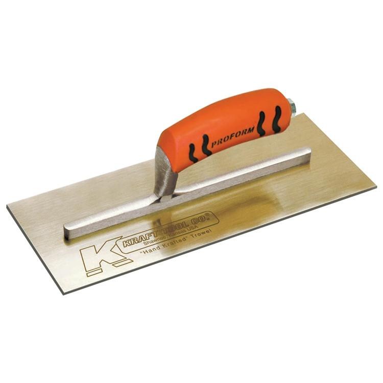 TROWEL, 11-1/2" X 4-1/2", GOLD, PRO GRIP