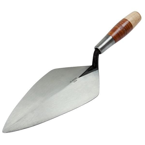 TROWEL ROSE 10 1/2" WIDE LONDON, LEATHER HANDLE