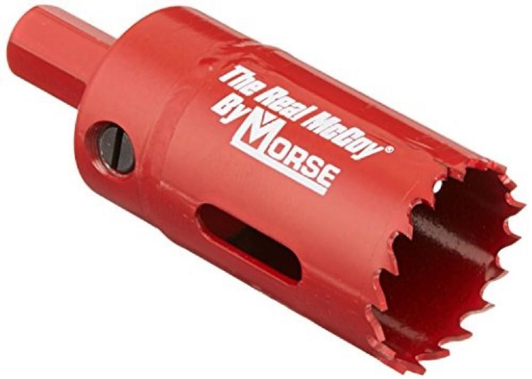 HOLE SAW, 7/8", VARIABLE PITCH, W/ ARBOR