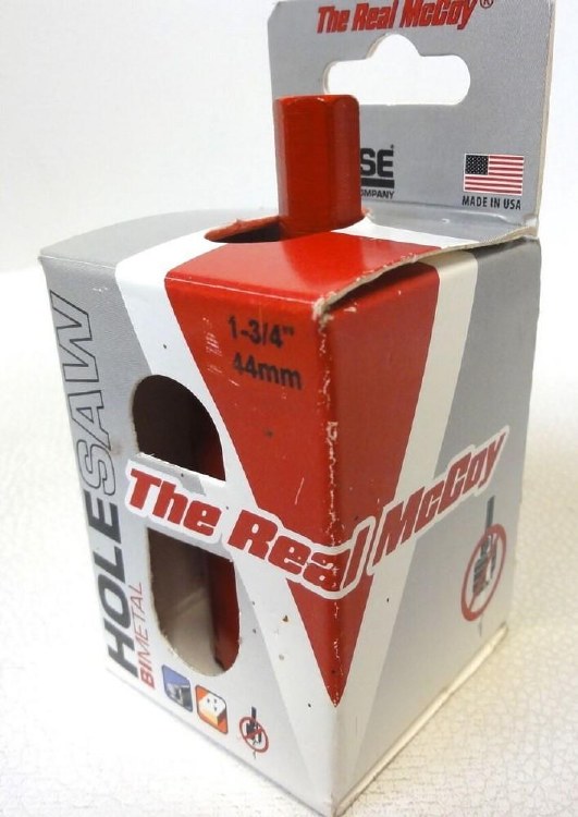 HOLE SAW, 1-3/4", VARIABLE PITCH, W/ ARBOR