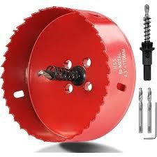 HOLE SAW, 2-3/4", VARIABLE PITCH, W/ ARBOR